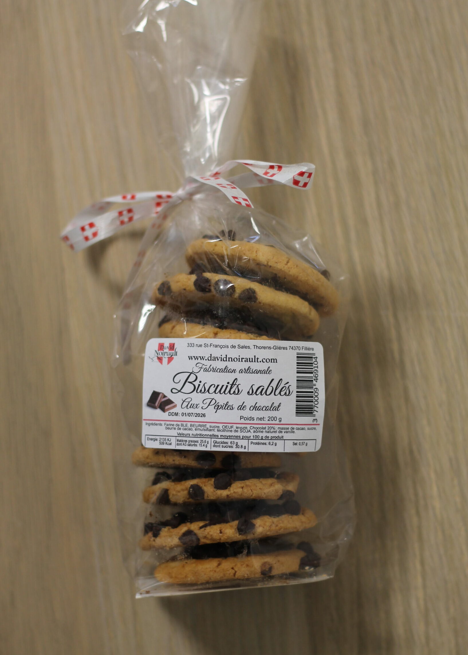 Sablés - pépites de chocolat